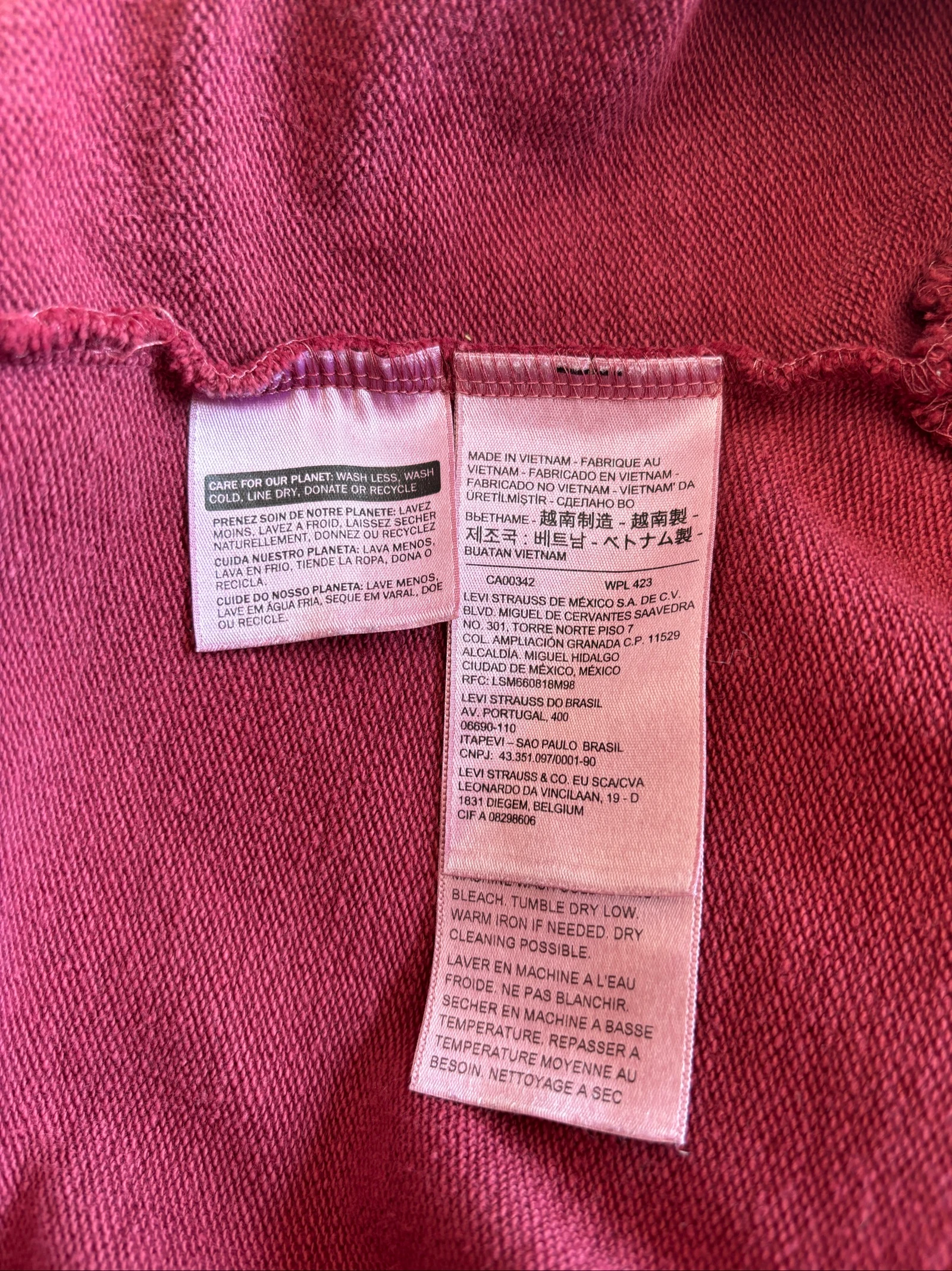 Suéter Levi's Original Bordado Granate Crewneck – photo 4